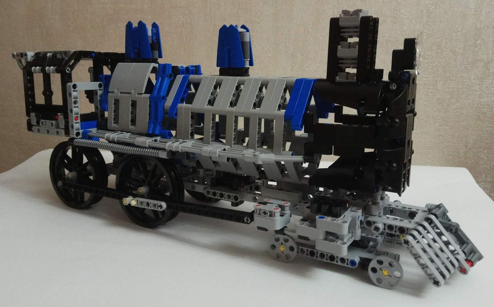 Lego 2х42063 model: 4-4-0 PF Steam Locomotive