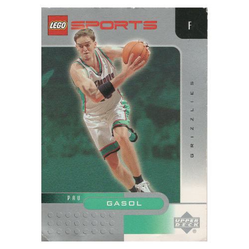 Lego Trading Card, NBA: Pau Gasol, Memphis Grizzlies #16 / [No Color/Any Color]