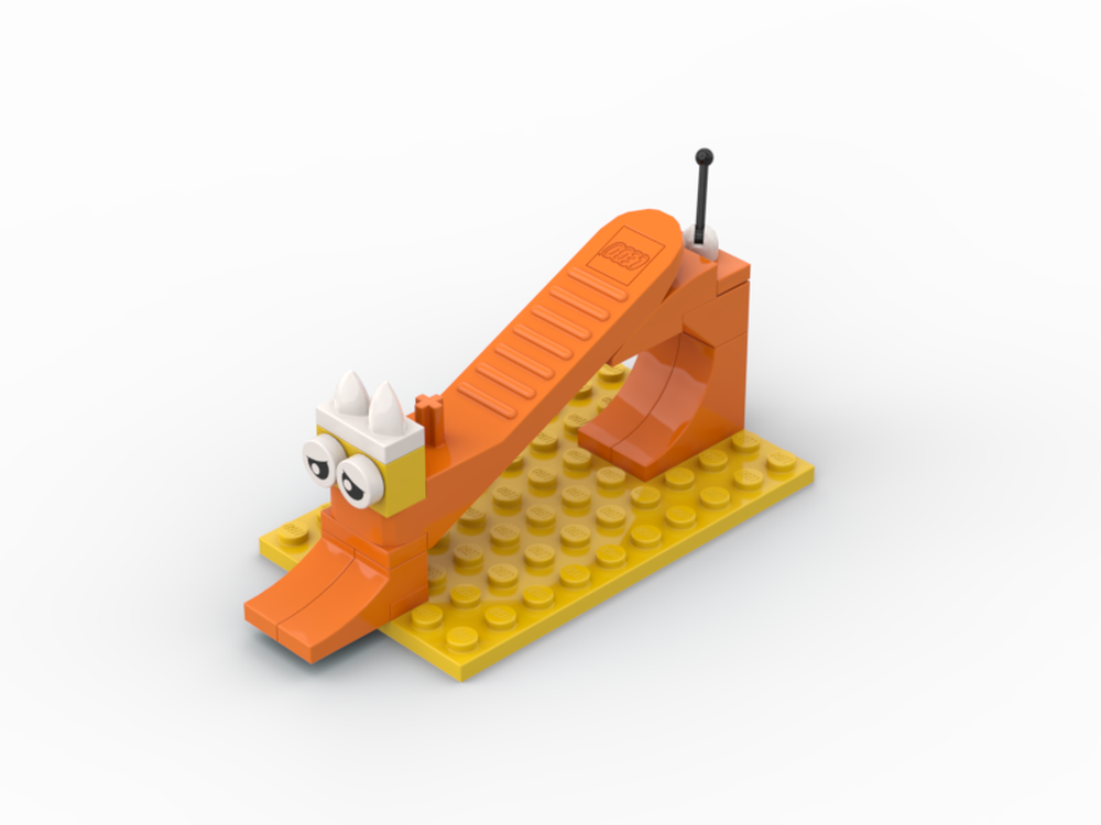 Lego Yawning cat