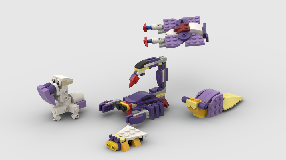 Lego Fantasy garden creatures