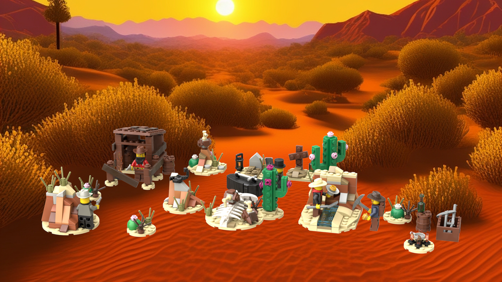 Lego Advent Calendar - Wild West Theme