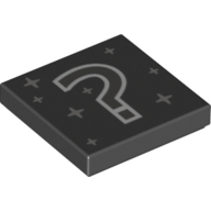 Lego Tile Pack 2 x 2, Vidiyo Prints [All Tiles] / Black
