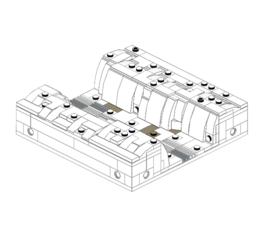 Lego Hoth trench straight