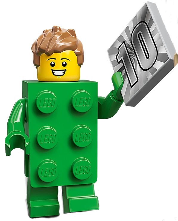 Lego Brick Costume Guy