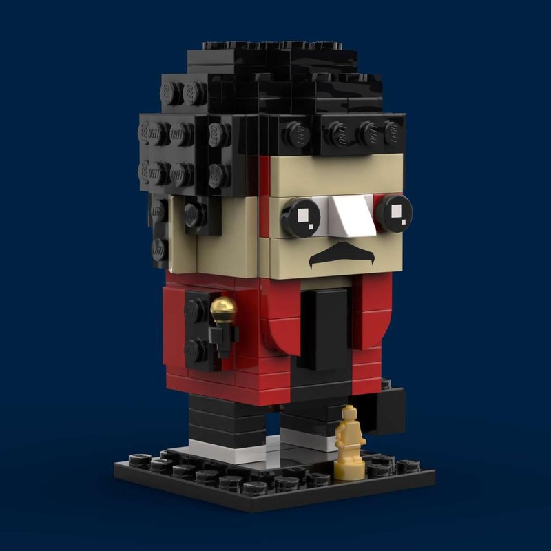 Lego Weeknd Blinding Lights Brickheadz