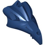 Lego Creature Body Part, Dragon Head Upper Jaw Beaked / Dark Blue