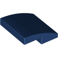 Lego Brick Curved 2 x 2 x 2/3 / Dark Blue