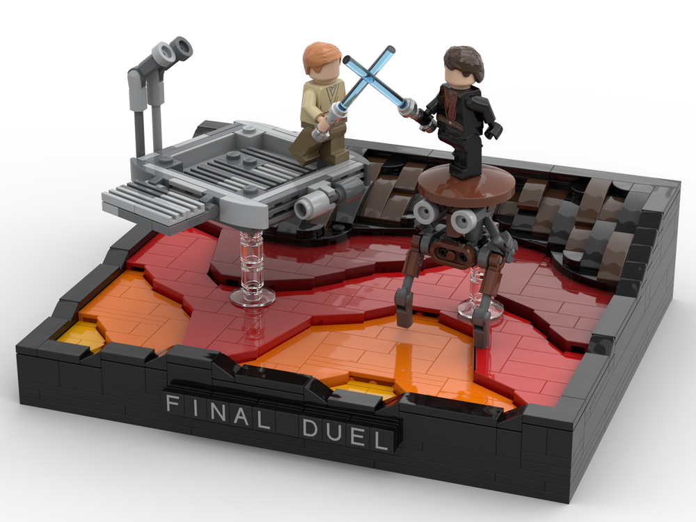 Lego Duel On Mustafar - Final Duel Scene