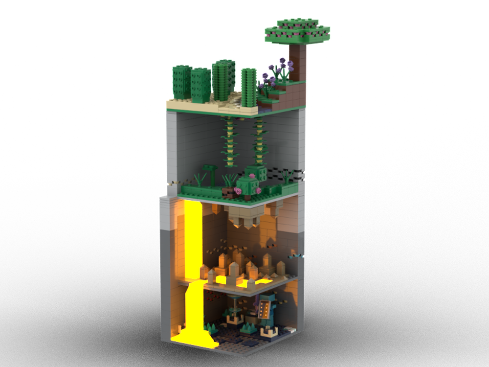 Lego Cave & Cliffs 1.17/1.18 Chunk