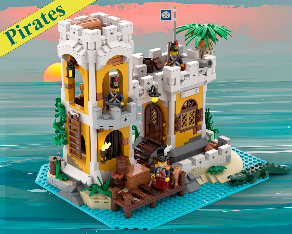 Lego 6259 Broadside's Brig Remake
