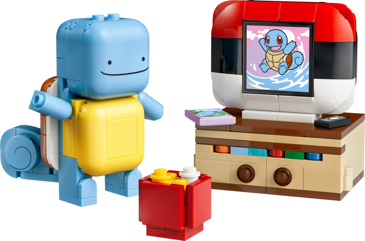 Lego Ditto as Squirtle: Movie Night