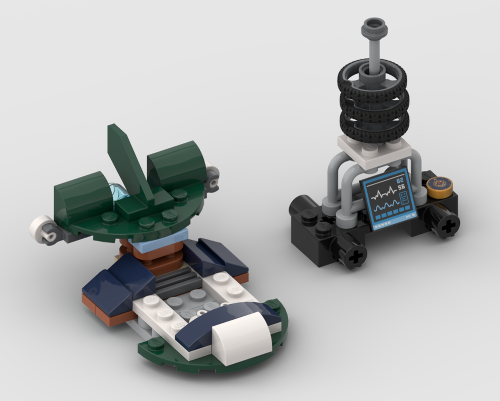 Lego 60459 Landspeeder and Command Station Alternate Build