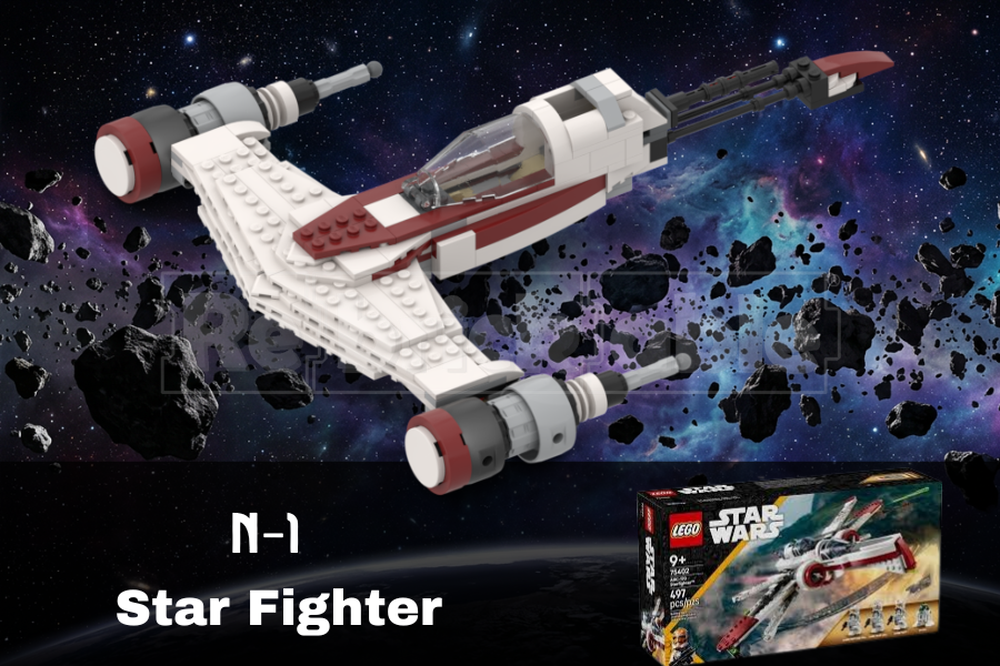 Lego Mandalorian N-1 Star fighter alternate build