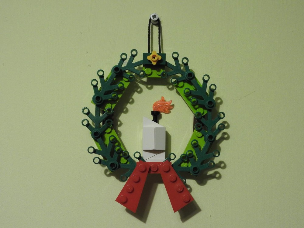 Lego Christmas wreath