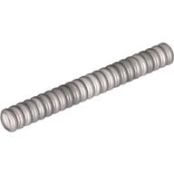 Lego Hose, Ribbed 7mm D. 8L / 6.4cm / Metallic Silver