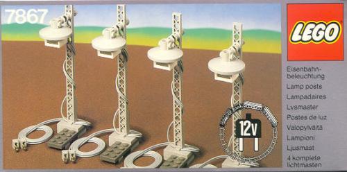 Lego 12V Train Light Posts