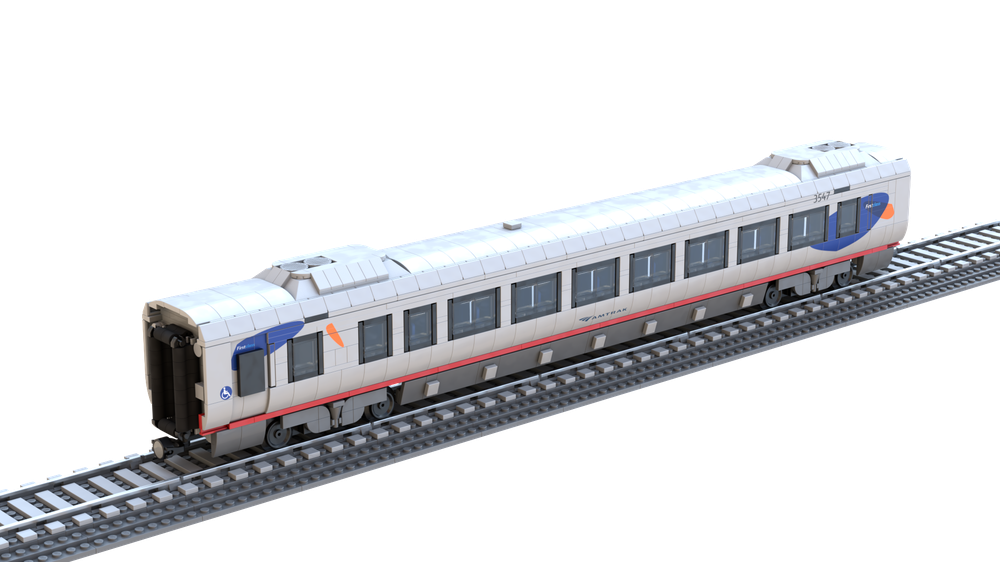 Lego Amtrak Acela First Class Coach