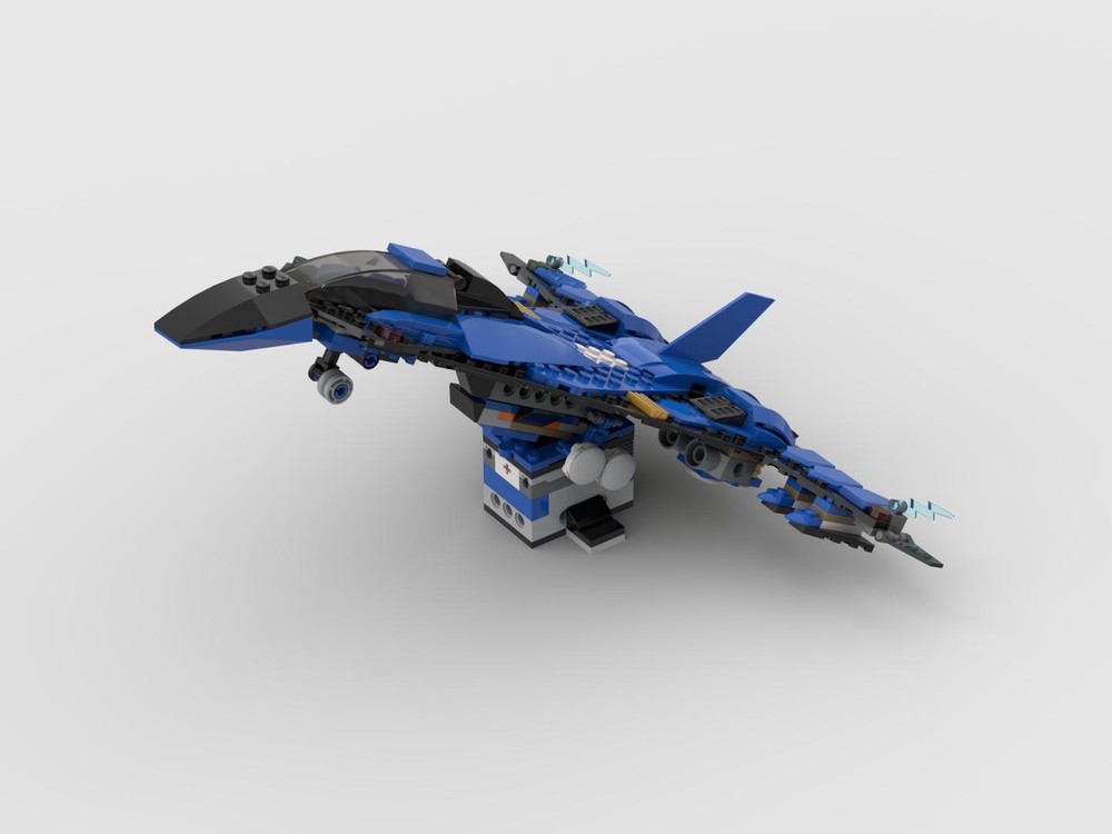 Lego Jay's Fighting Falcon with stand