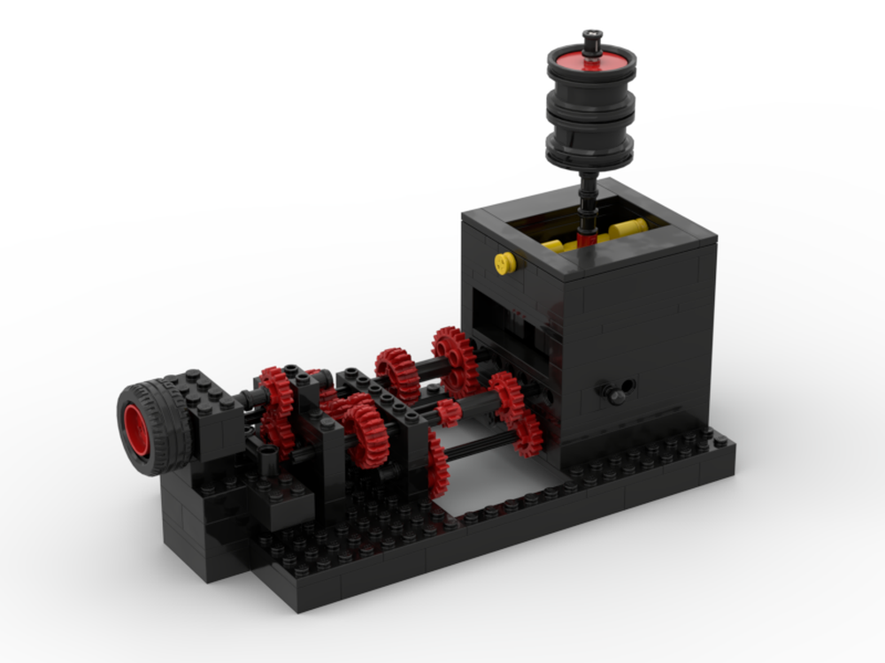 Lego 4 speed H gearbox