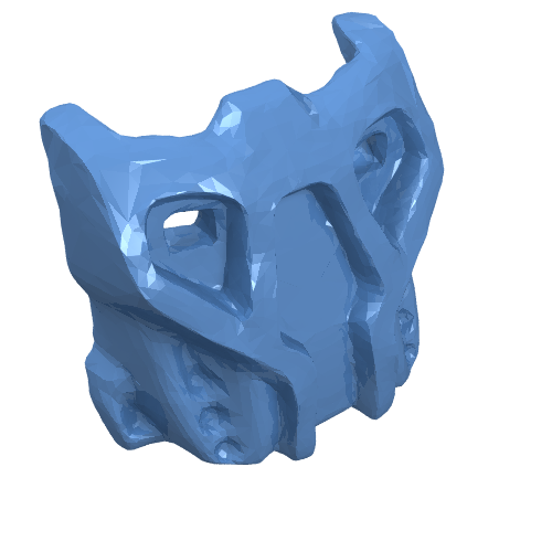 Lego Large Figure Mask Krana Su / Medium Blue