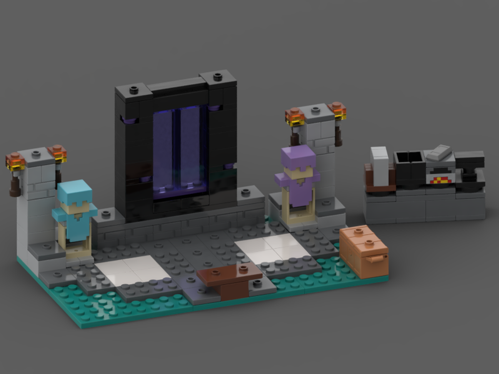 Lego 21252 Alt Build - The Nether Portal Room