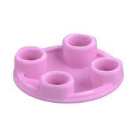 Lego Plate Round 2 x 2 with Rounded Bottom [Boat Stud] / Bright Pink