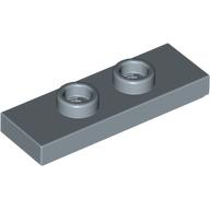Lego Plate Special 1 x 3 with 2 Studs with Groove and Inside Stud Holder (Jumper) / Sand Blue