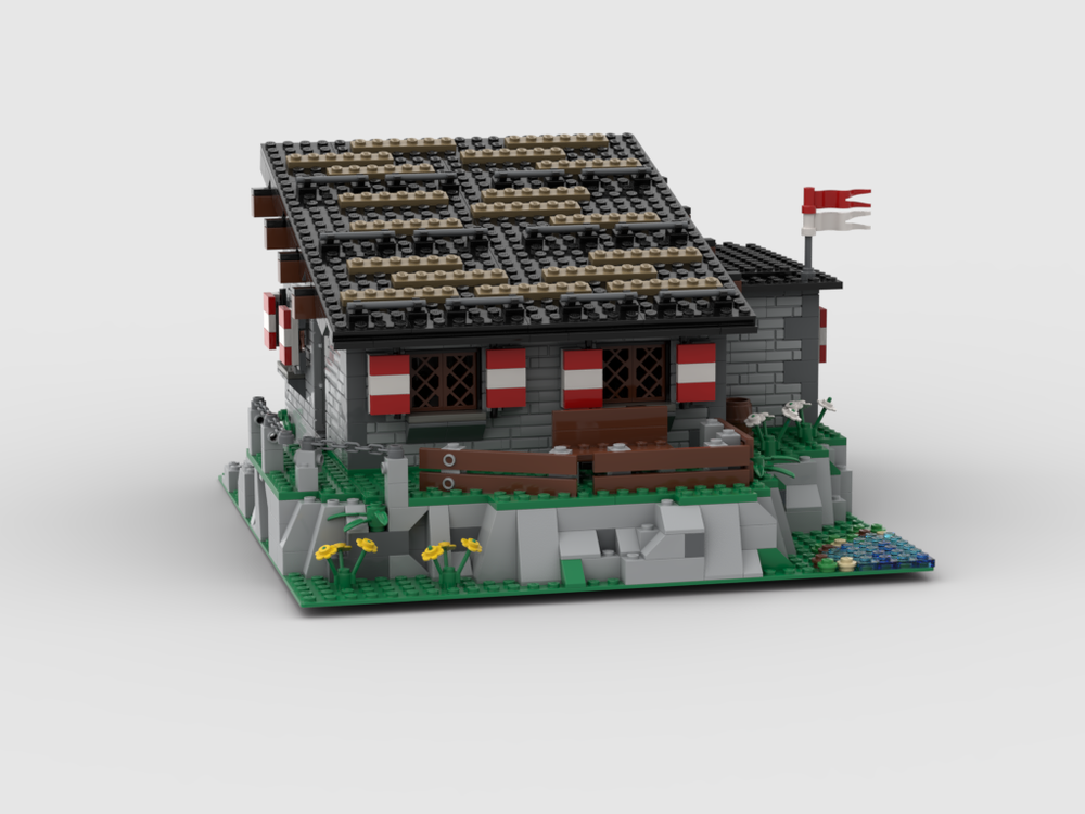 Lego Austrian mountain hut
