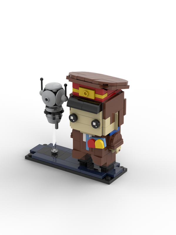 Lego Youri Gagarine in BrickHeadz style