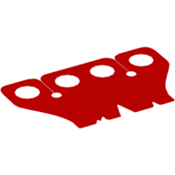 Lego Hipwear Coattails, Tattered Ends / Red