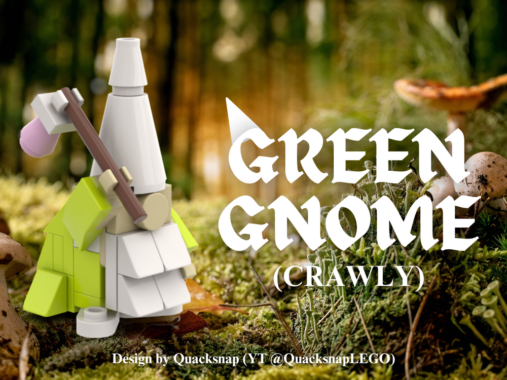 Lego Green Gnome (Crawly)