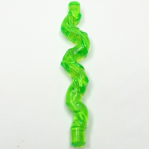 Lego Wave / Power Burst / Flame / Magic Spell Effect, Shirly Stream with 2 Bars / Trans-Bright Green