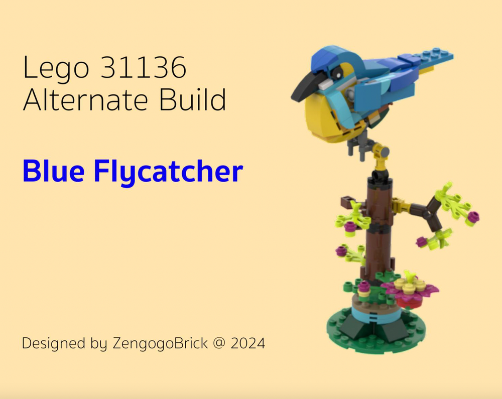 Lego 31136 Blue Flycatcher