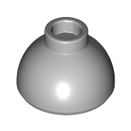 Lego Brick Round 1.5 x 1.5 Dome Top [Plain] / Light Bluish Gray