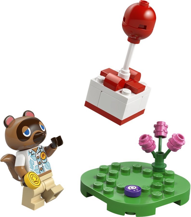 Lego Tom Nook and Flying Present