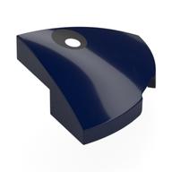 Lego Brick Round Corner, Curved 2 x 2 x 2/3 Quarter Circle with Black Eye, White Pupil print