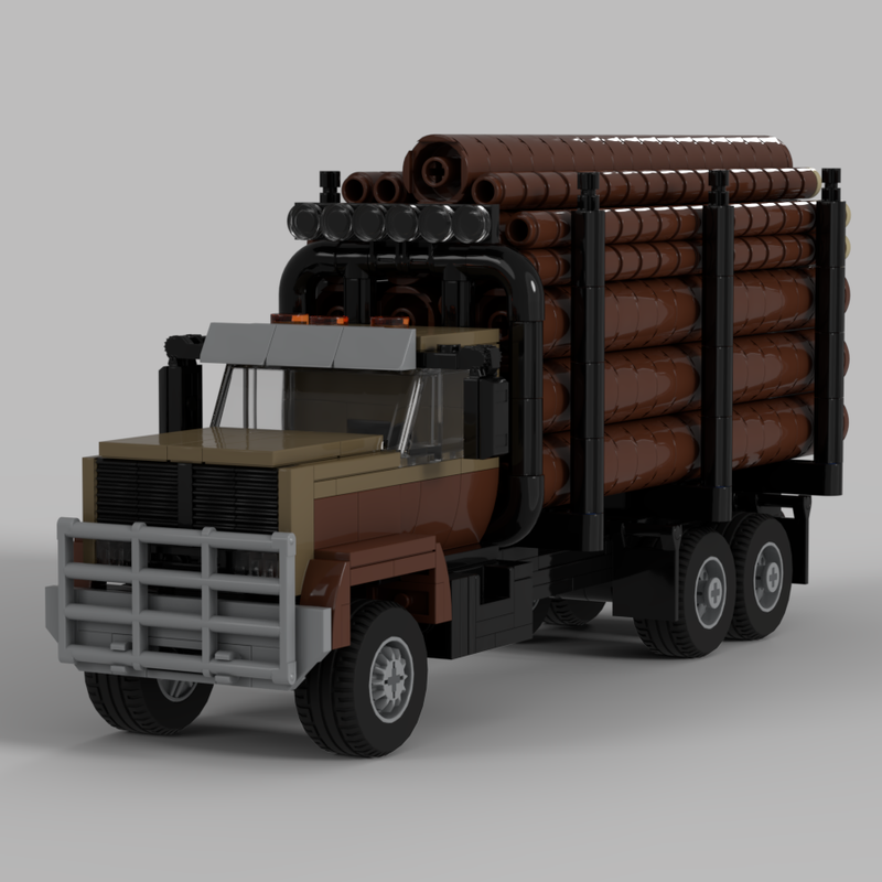 Lego Chevrolet Kodiak C70 Log Truck