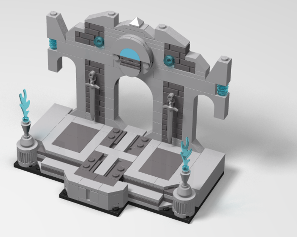 Lego Doom eternal Argenta pedestal podium moc