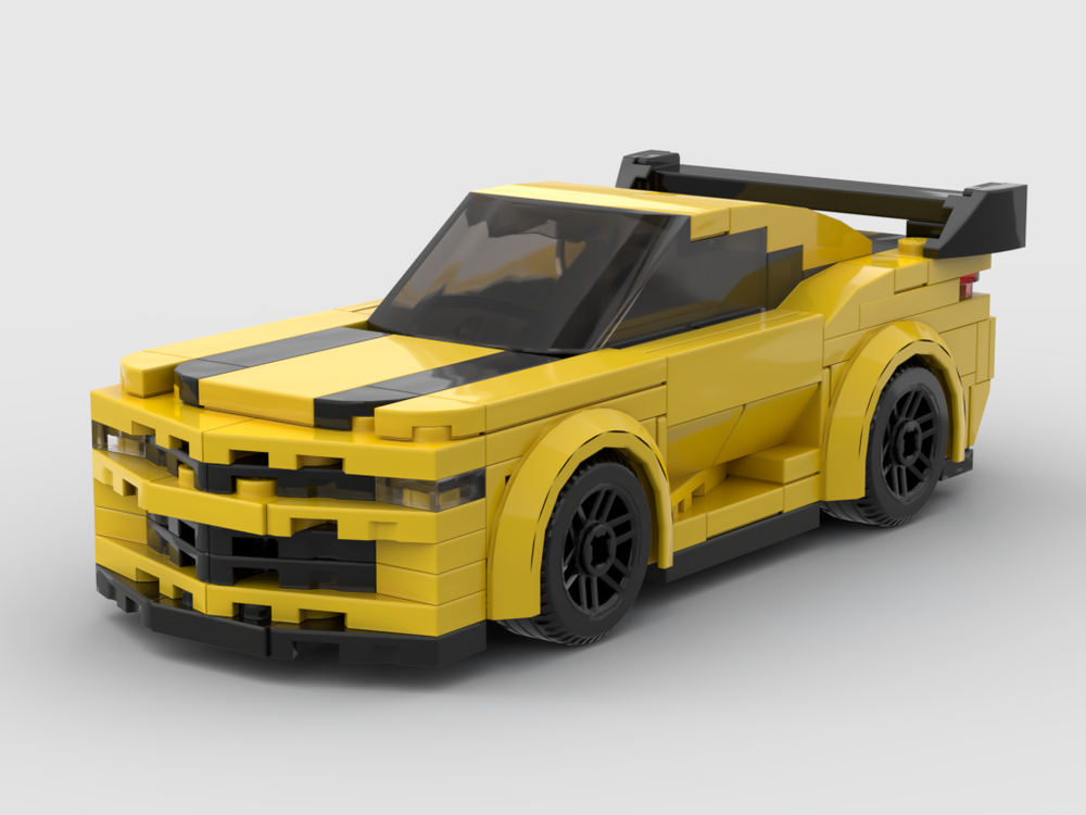 Lego Bumblebee Chevrolet Camaro 2011 Lego City Scale - Original MOC