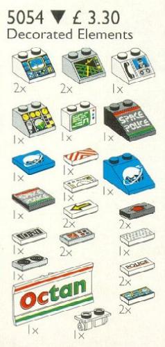 Lego Decorated Elements