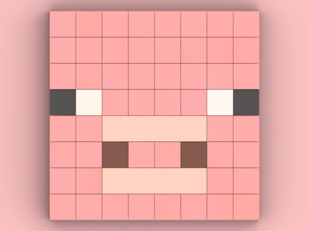Lego Pig Face