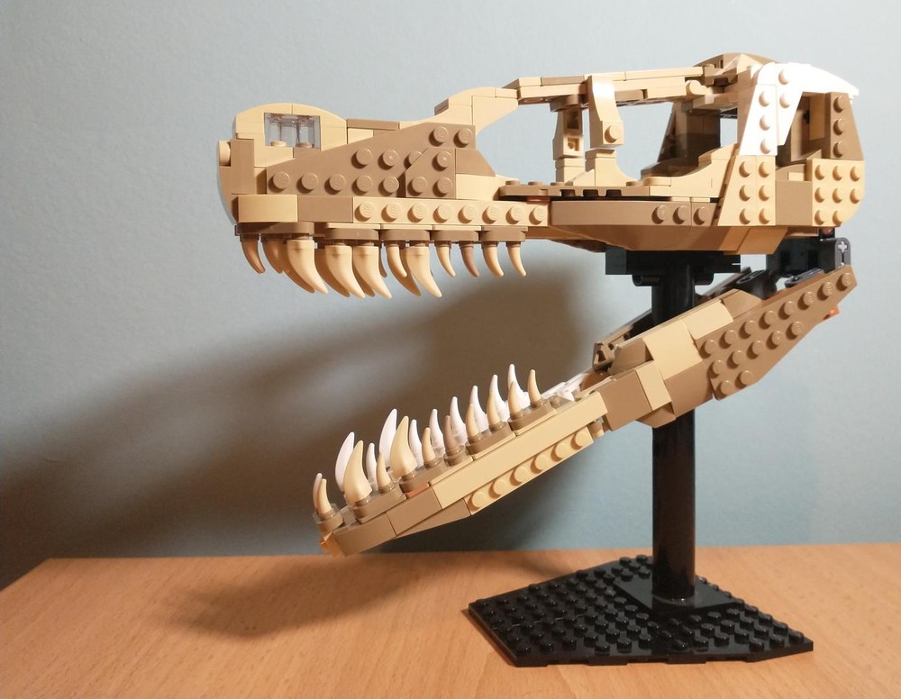 Lego Life Size Velociraptor Skull Fossil