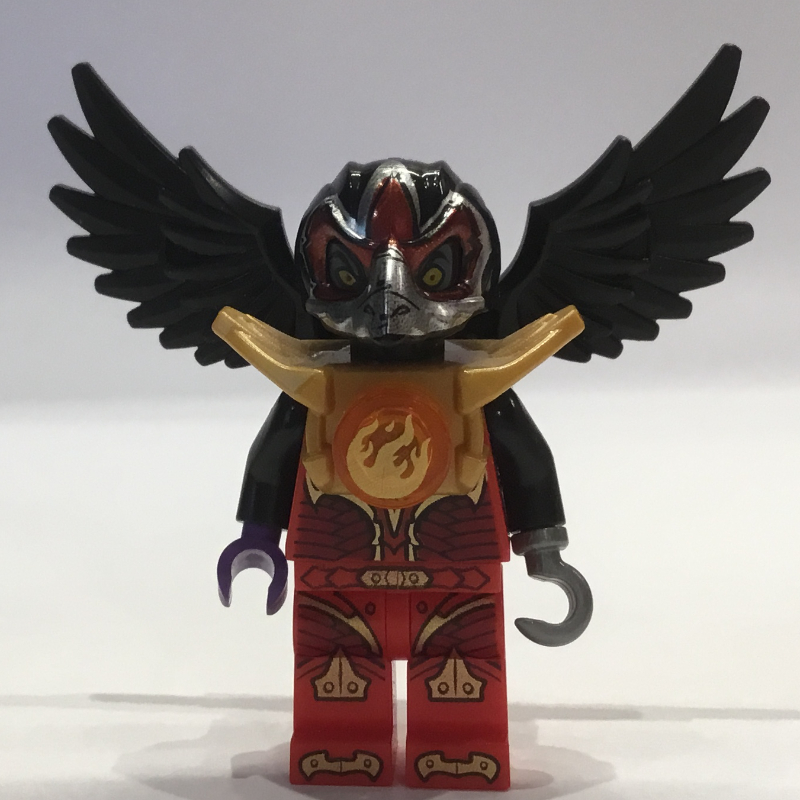 Lego Razar with Shoulder Armor and Fire Chi
