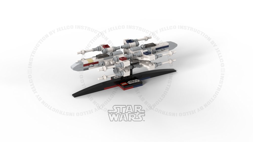 Lego Ultramicro T-65B starfighter Desktop Version V231025
