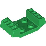 Lego Plate Special 2 x 2 with Grills / Green