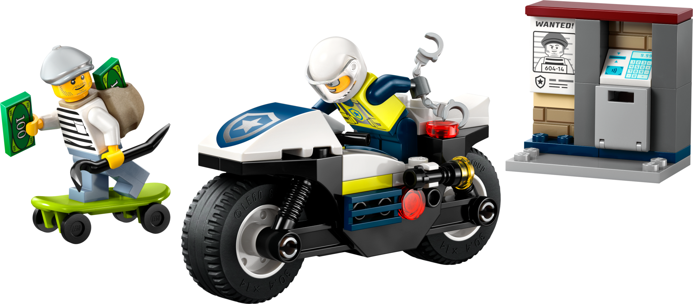 Lego Police Motorcycle chase