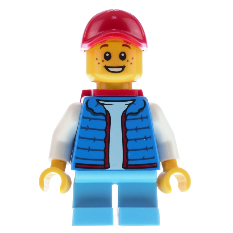 Lego Billy McCloud - Blue Jacket, Red Cap and Backpack