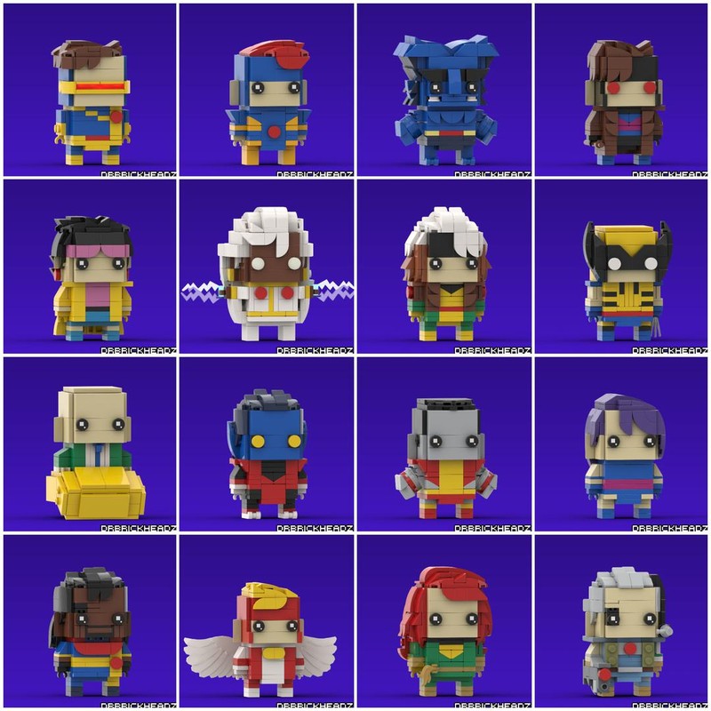 Lego X-Men (1992) Good Guys Bundle