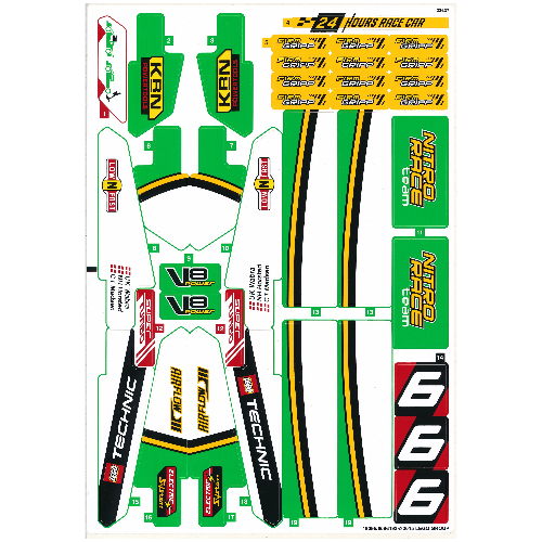 Lego Sticker Sheet for Set 42039-1 / [No Color/Any Color]