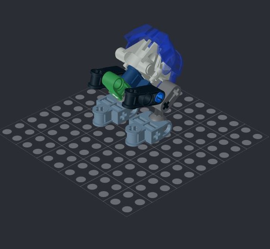 Lego Minecraft Rascal, but Bionicle!